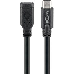Goobay USB 3.2 Gen 1 USB-C Male to Male Cable - High-Speed Data Transfer, Durable, and Versatile - 45393